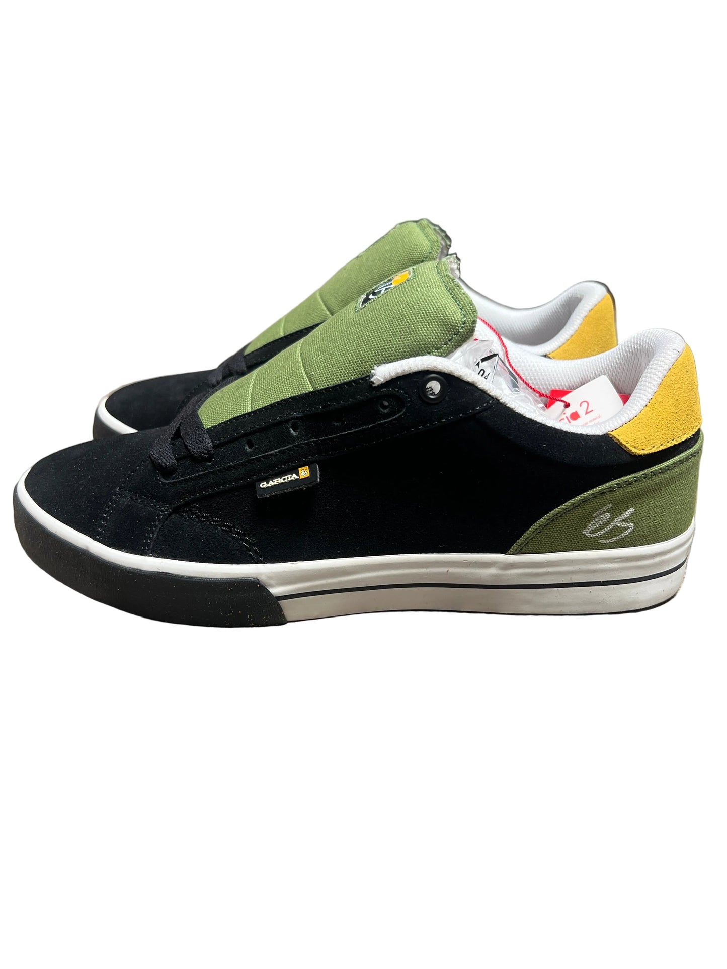 ES Garcia 2 Danny Garcia Black Green Gold IRO U.S. Mens Size 10.5 Classic Shoes