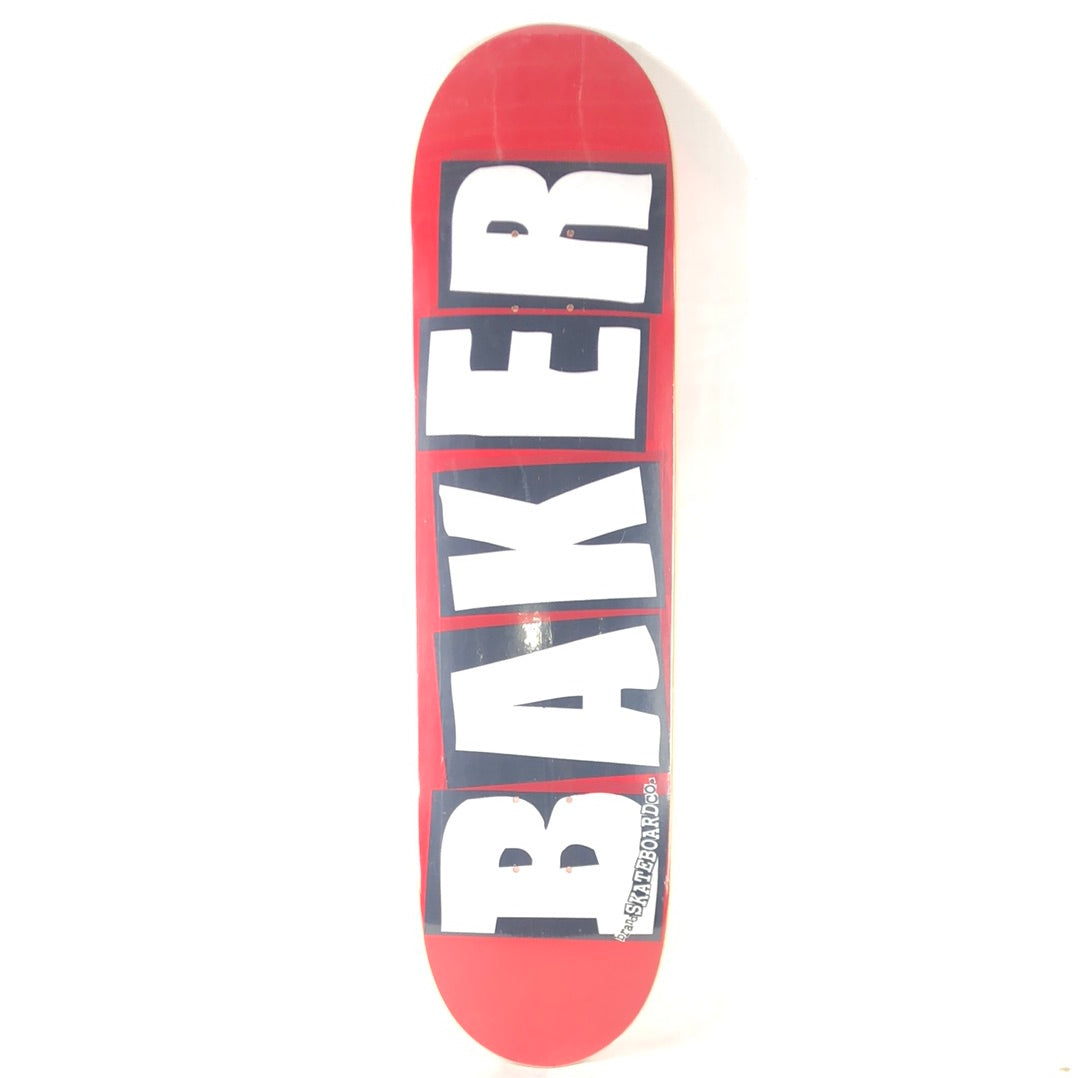 Baker Team Letters Red/Black/White 8" Skateboard Deck