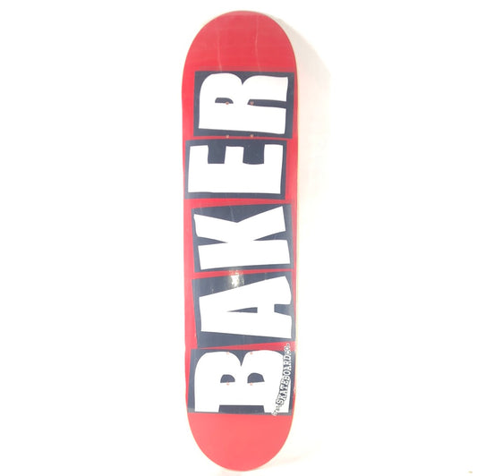 Baker Team Letters Red/Black/White 8" Skateboard Deck