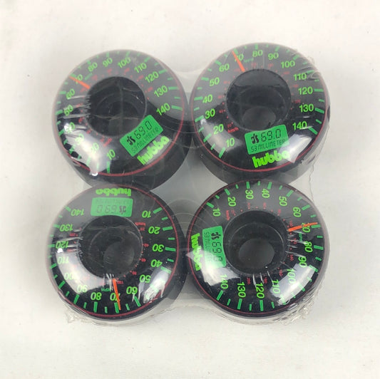 Hubba speedometer 69mph Black Green Red Orange 53mm Skateboard Wheels