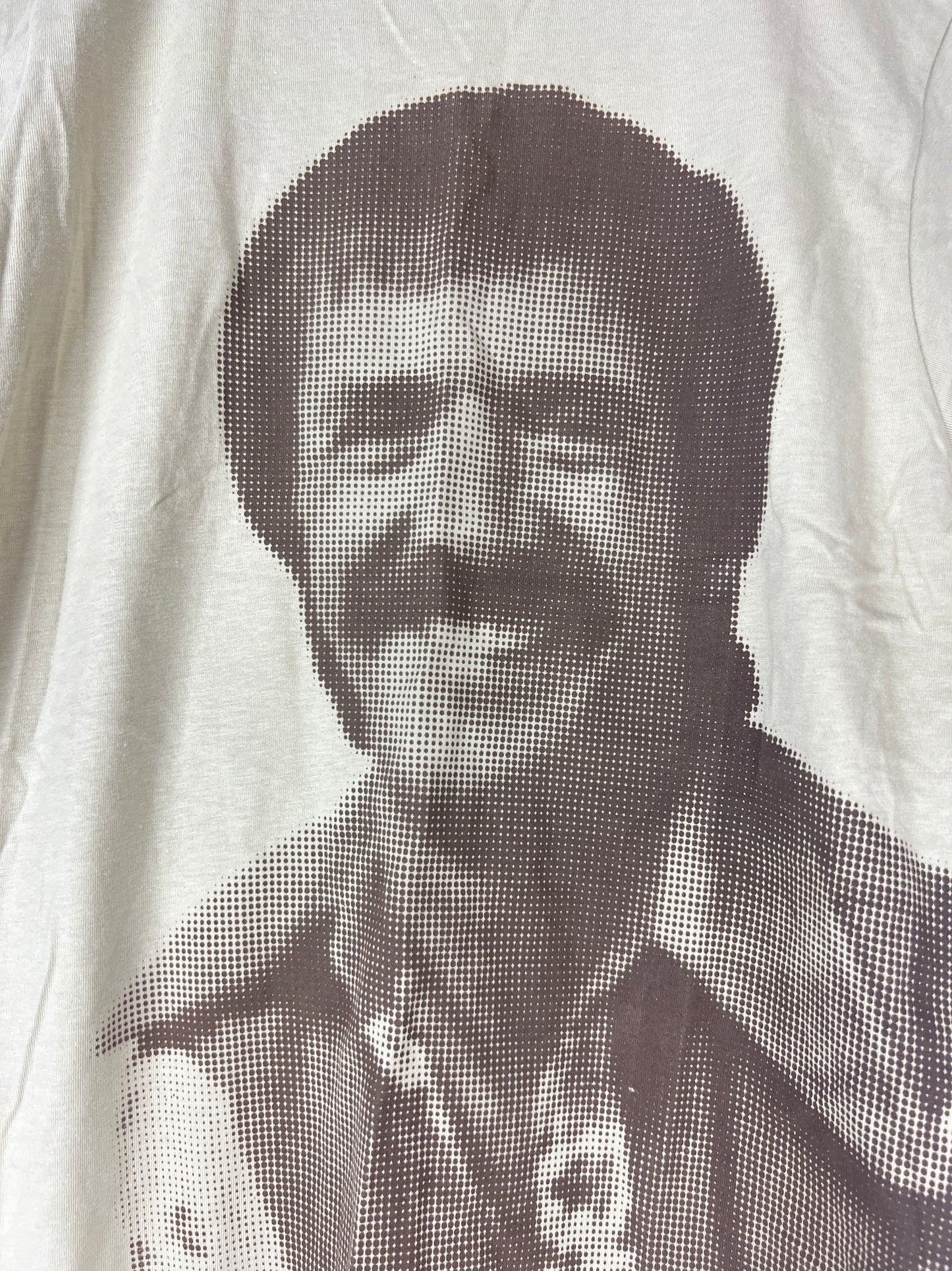 Stereo Sonny Bono Agent Bono Tan Brown Pop Art Size S S/s Vintage Shirt