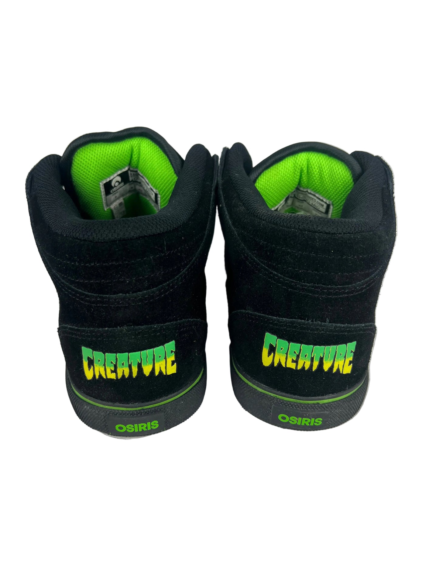 Osiris X Creature Chino Mid Black Green Mens Size 9.0 Shoes