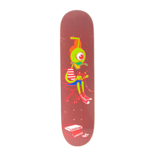 Toy Machine  Billy Marks Gamer graphic Brown red Green White Multi Color Size 7.5" Vintage NOS Deck