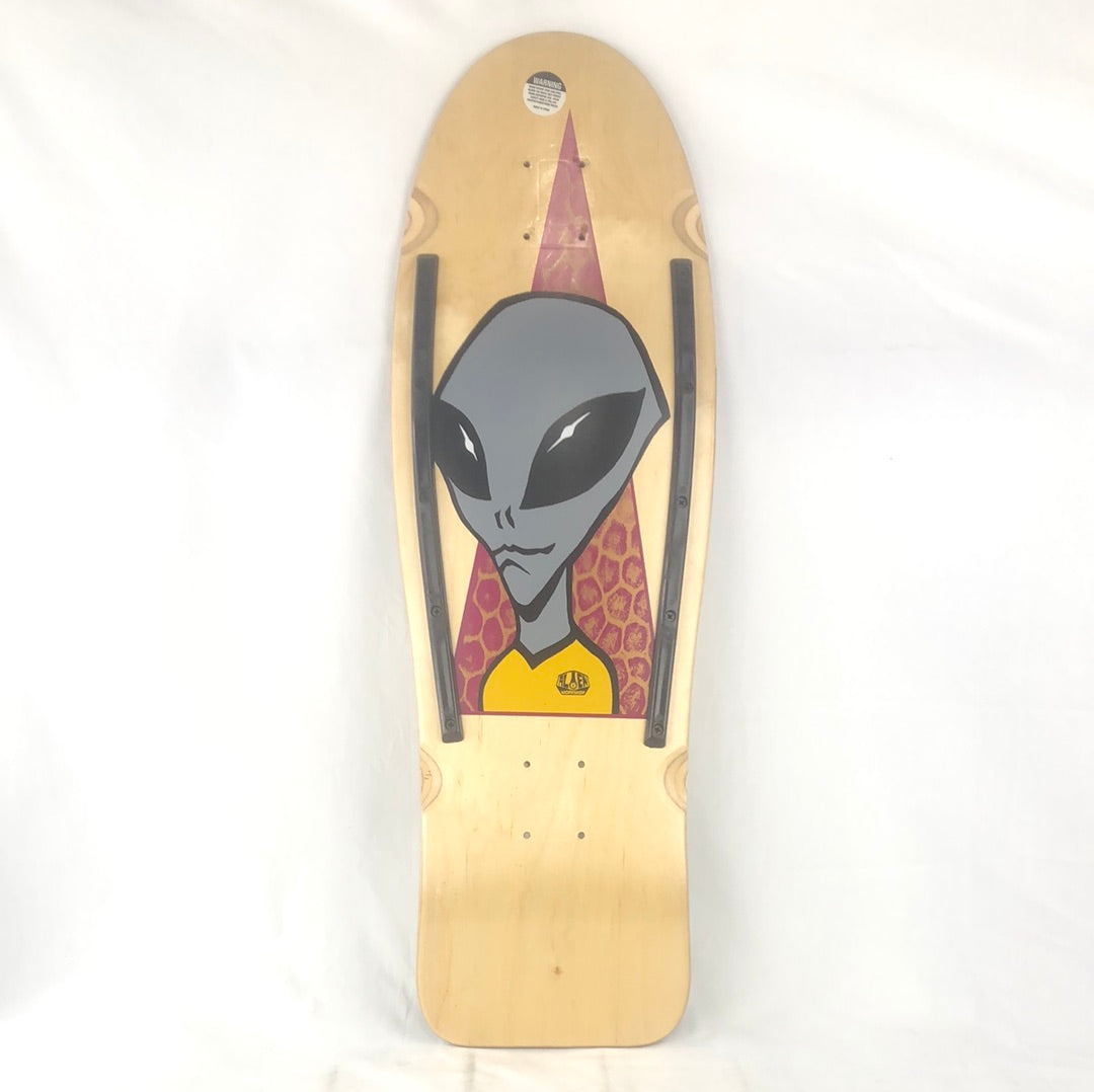 Alien Workshop Alien Abduction Multi Color 9.5" Shaped And Gripped With Rails Skateboard Deck