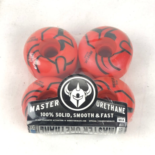 Darkstar Master Urethane Red Black 55mm 99 Durometer Skateboard Wheels
