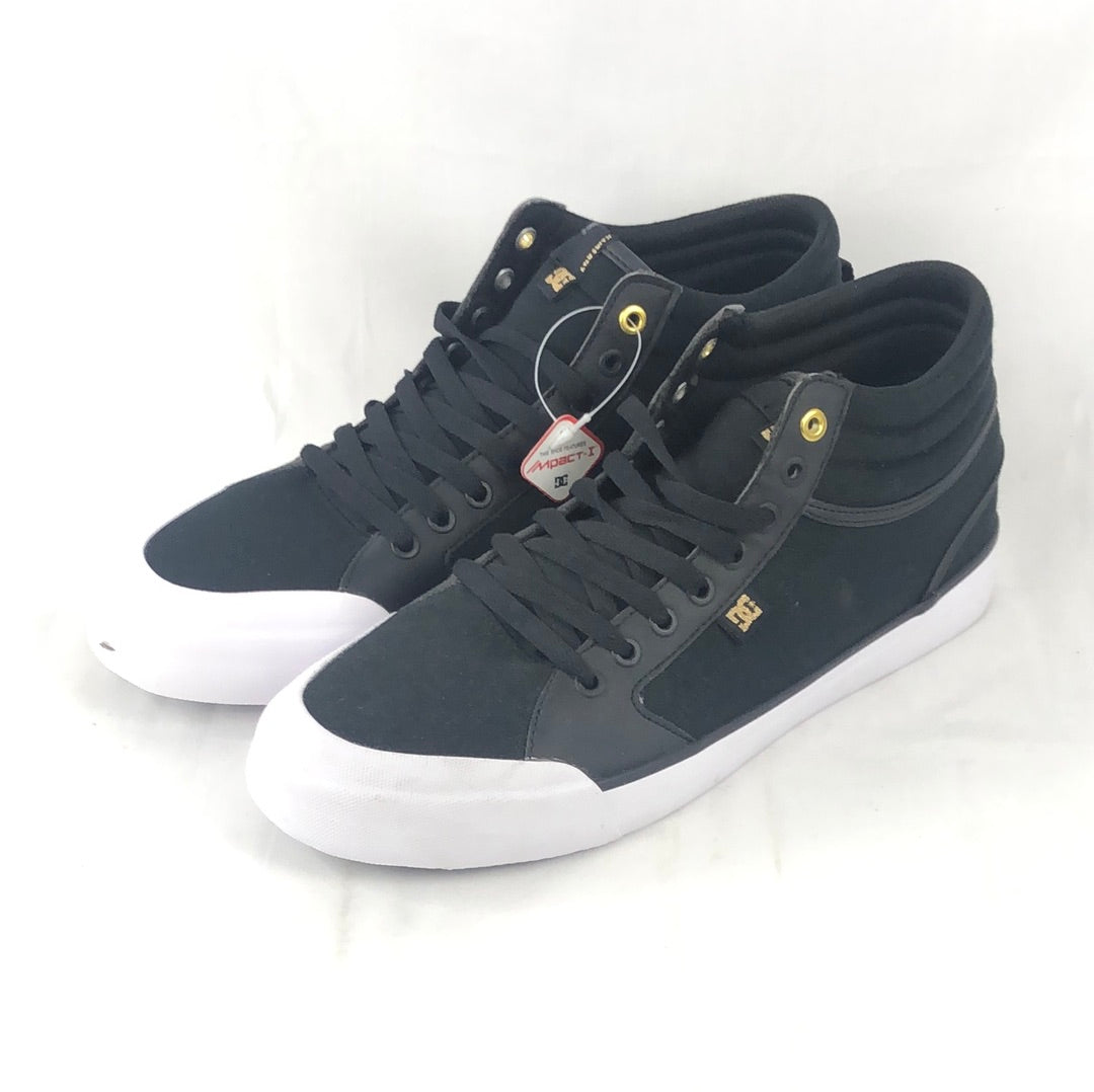 DC Evan Smith Hi Black/Gold US Mens Size 11.5