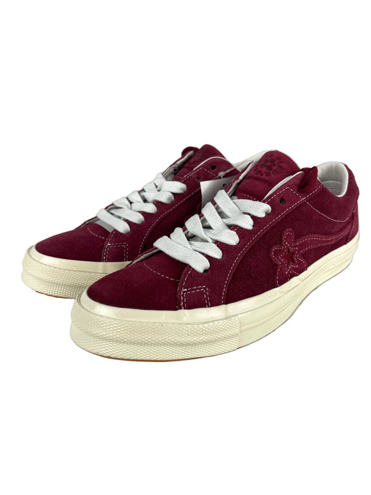 Converse Cons X GOLF WANG Le Fleur OX Rhubarb Egret White US Mens Size 8.5 Classic Shoes