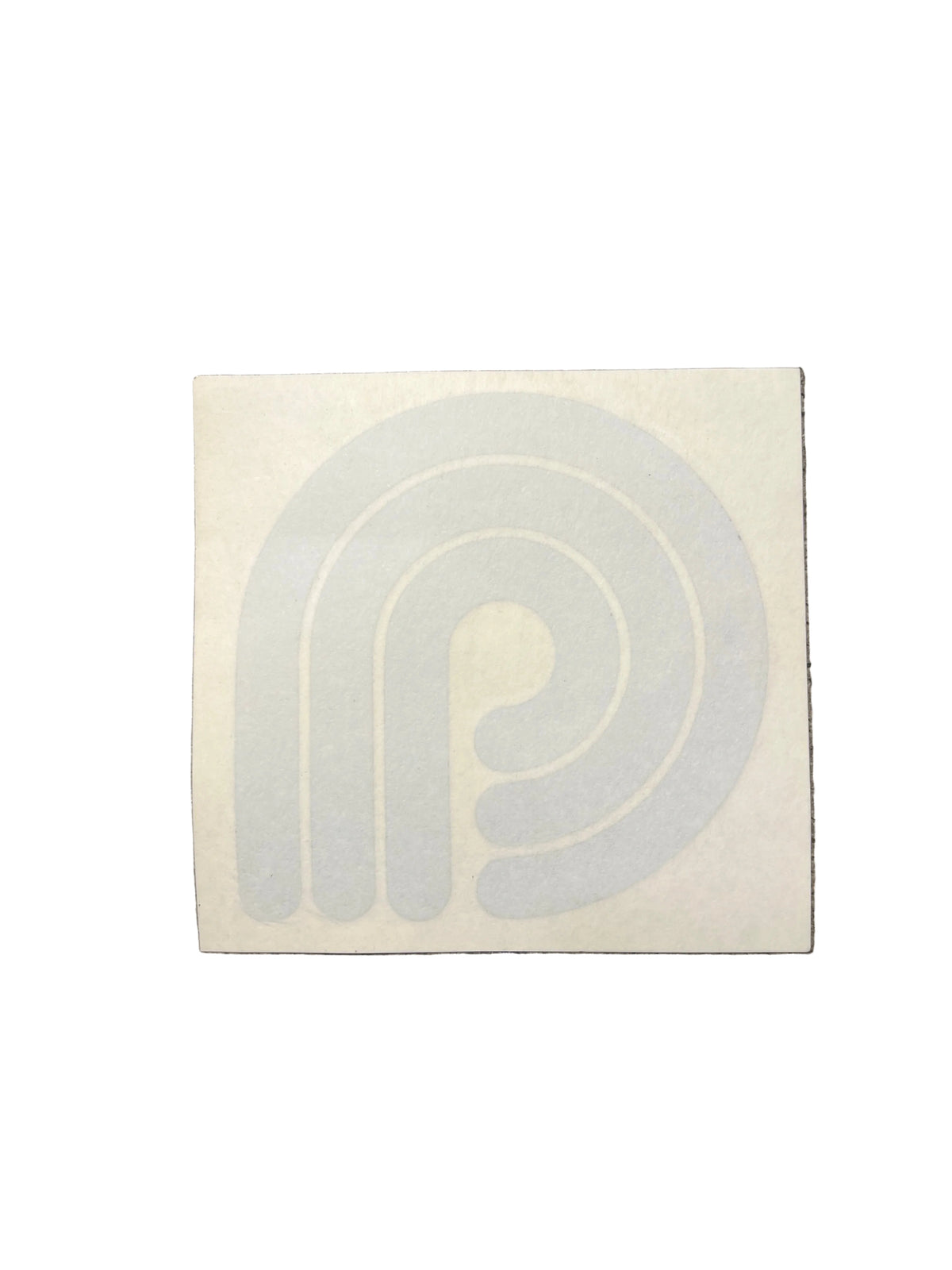 Powell Peralta P Logo Black 5.25" X 4.875" Vintage NOS Die Cut Sticker 1990's