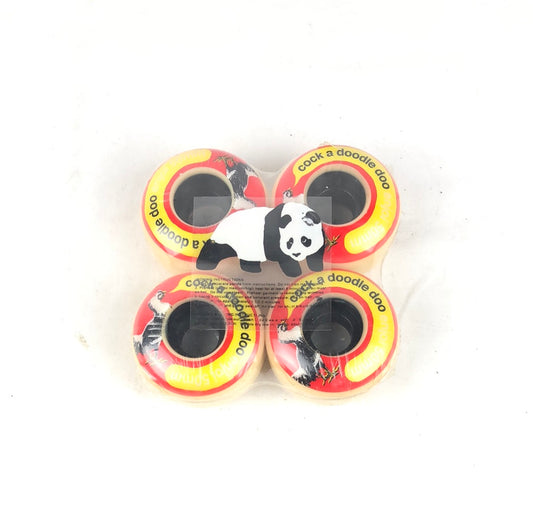 Enjoi Cock A Doodle Doo Graphic Red Yellow Black White 50mm Skateboard Wheels