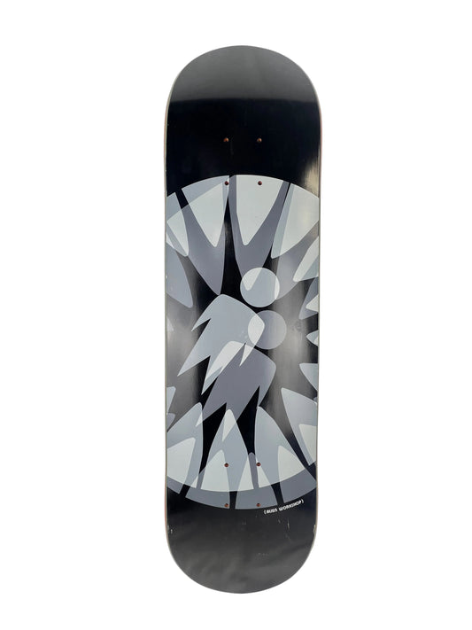 Alien Workshop Alien Burst Logo Black Grey Size 8.0" Vintage NOS Deck