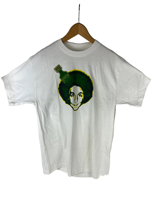 Shake Junt Beagle Portrait GET BUCK Back Letters White Green Yellow Size M S/s Vintage Shirt
