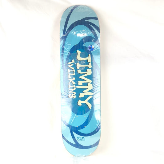 Real Jimmy Wilkins Pro Blue/White 8.25'' Skateboard Deck