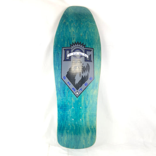 Dogtown Original Lucian Hendricks Wolf Shield Blue/Grey Size 10.25" Vintage NOS Deck