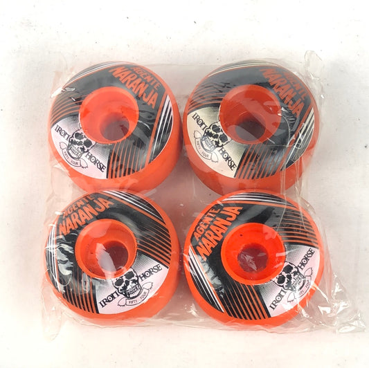 Iron Horse Agente Naranja Orange Black White 54mm Skateboard Wheels