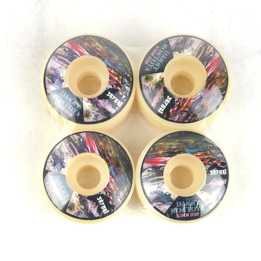 Satori Danny Montoya Painting Black White Multi Color 53mm 80B Skateboard Wheels