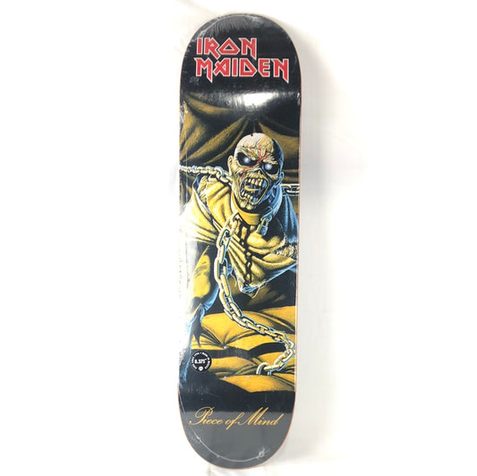 Zero Iron Maiden Piece of Mind Chained Monster black/Multi Color Size 8.375 Skateboard Deck