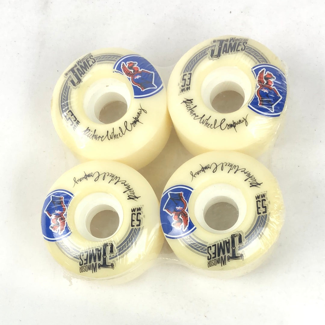 Picture Windsor James Black Grey Blue Orange 53mm Skateboard Wheels