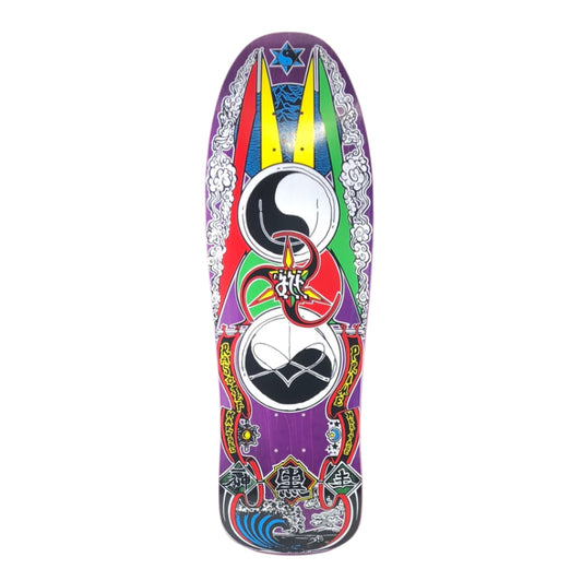 World Industries Prime Heritage Jeff Hartsel Yin & Yang Multi Color 10" Skateboard Deck