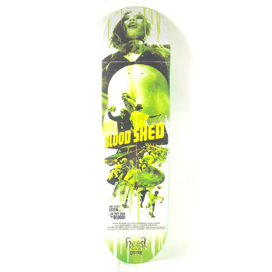 Creature Blood Shed Cover Graphic White/Green/Black Size 8.38 Skateboard Deck