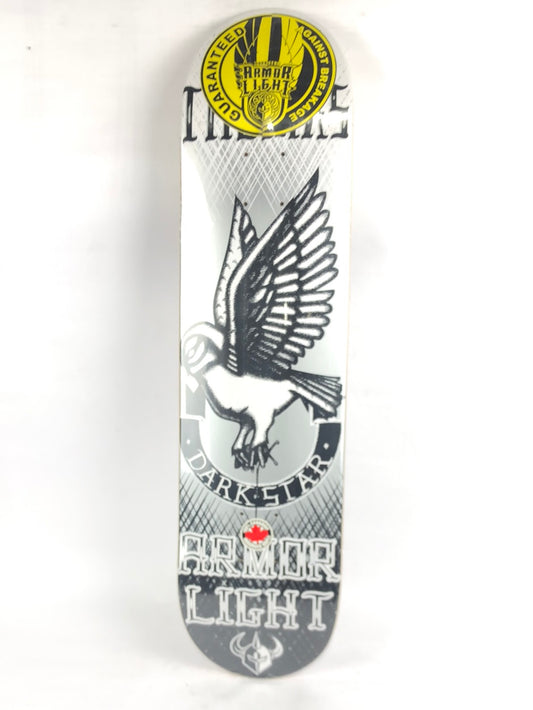 Darkstar Chet Thomas Armor Light Black/White/Silver 7.75'' Skateboard Deck