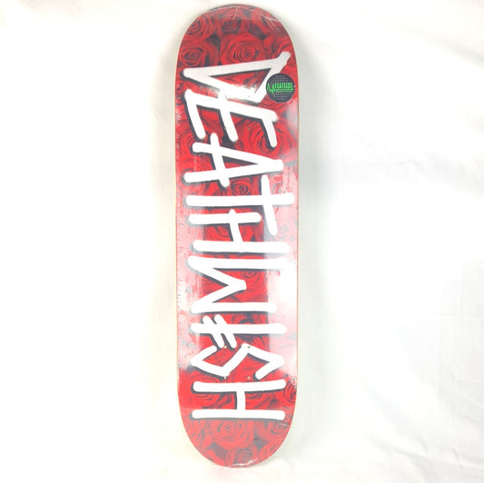 Deathwish Roses Red/White 8.38'' Skateboard Deck