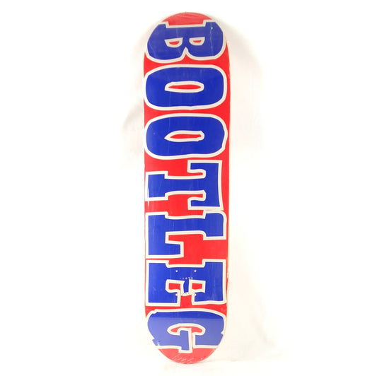 Bootleg Team Graphic Red Blue Size 7.58" Vintage NOS Deck