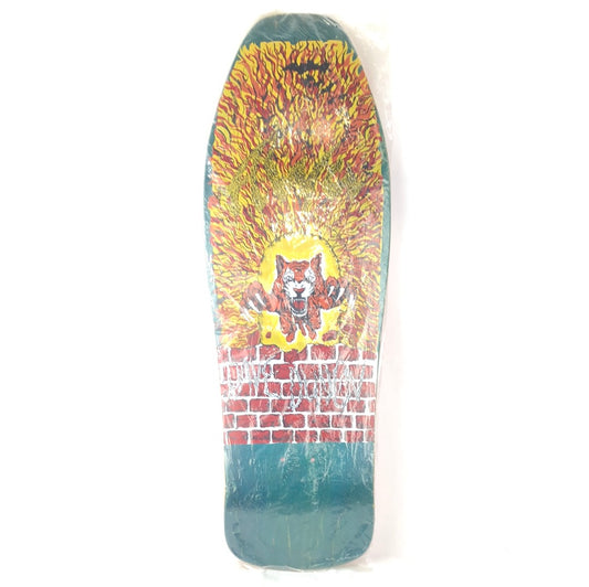Alva Dave Duncan Kick Nose Tiger Blue/Red/Orange Size 10.25" Original Vintage NOS Deck