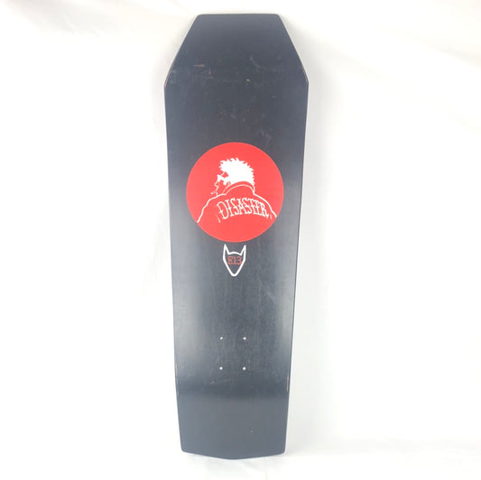 Factory F.13 Disaster Graphic Black/Red/White Size 10 Shaped Skateboard Deck