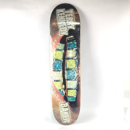 Baker Terry Kennedy Diamond Grill Multi Color 7.75" Skateboard Deck