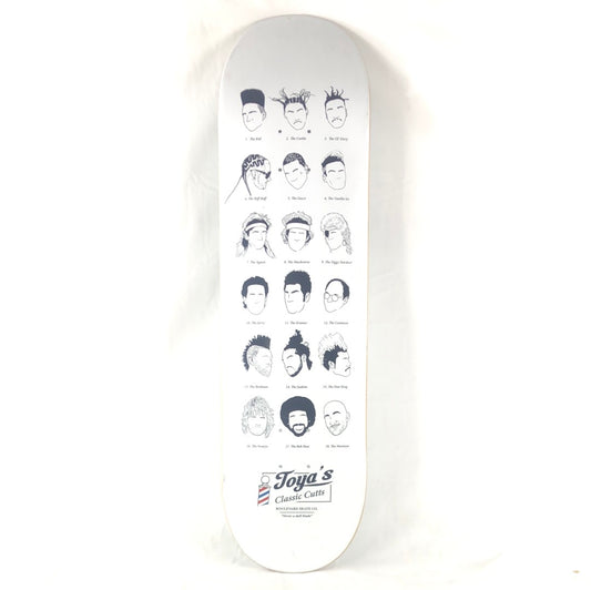 Boulevard Team Classic Cuts White/Black 8.5" Skateboard Deck