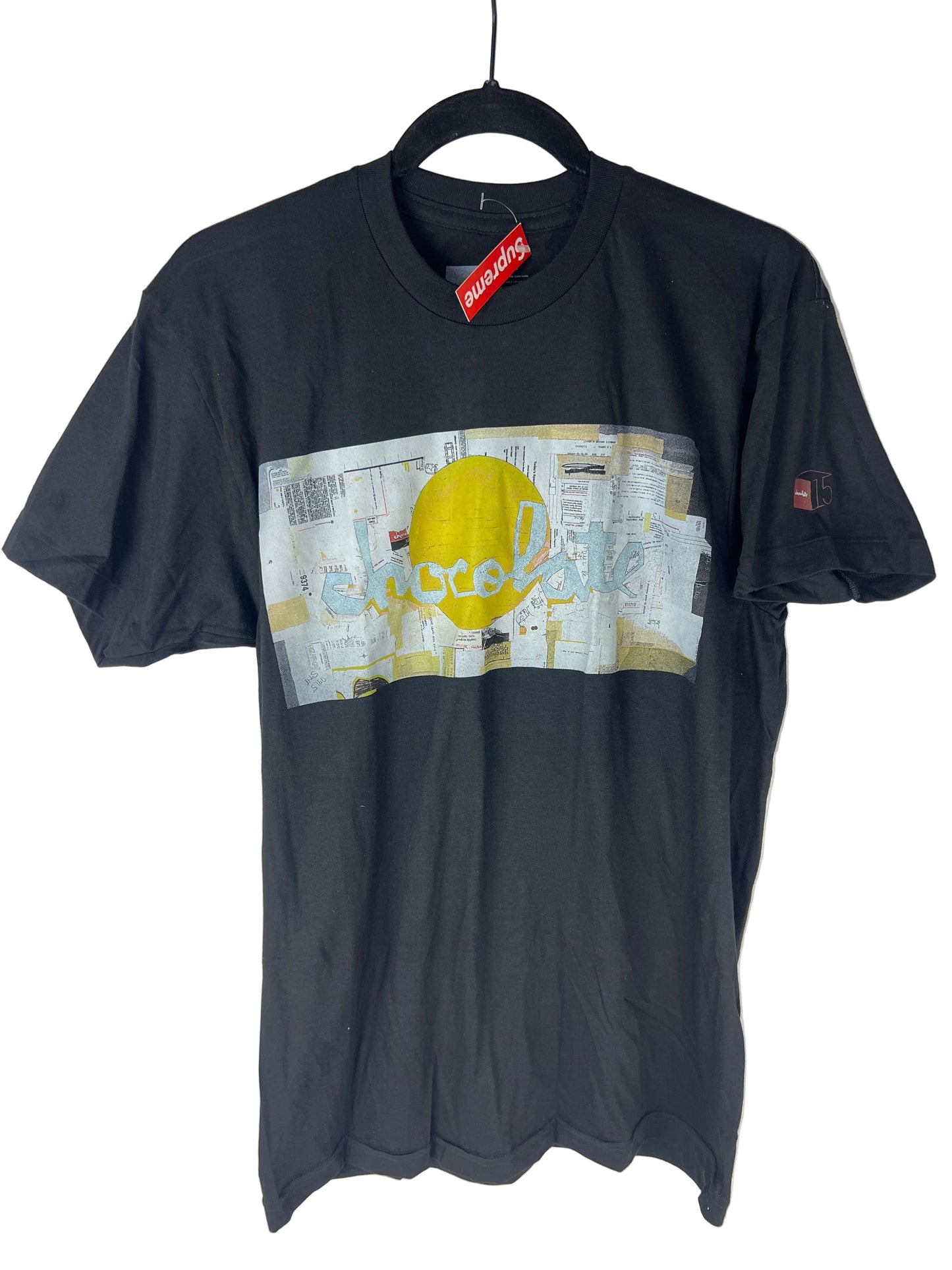 Chocolate 15 Year Anniversary Industrial Graphic Black Multi Size M S/s Vintage Shirt 2010