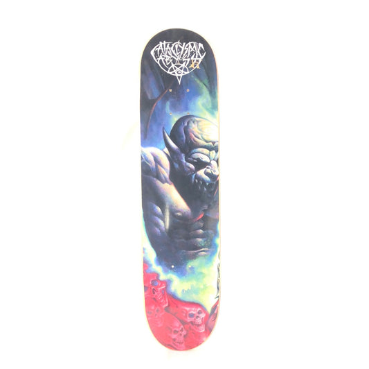 Foundation Cataclysmic Abyss Series Demon 1/2 Multi Color Size 8.5" Vintage NOS Deck