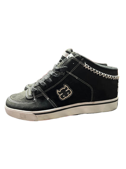 Ipath Kenny Reed Reed Mid Black White US Mens Size 10 Vintage NOS Sample Shoes With Stash Pocket On Tongue