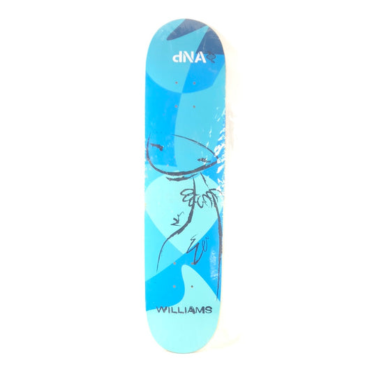 DNA Jahmal Williams Pro Model Blue Black Size 7.6" Vintage NOS Deck copy