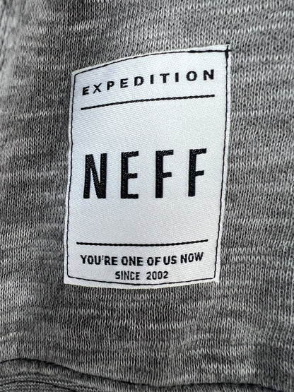 Neff NEFF Company EST. 2002 Mountains White Grey Size XL L/s Vintage Shirt
