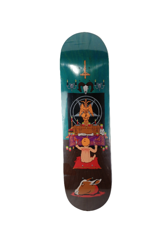 Skate Mental Dan Plunkett Sacrifice Blue Brown Black Size 8.375 Vintage NOS Deck