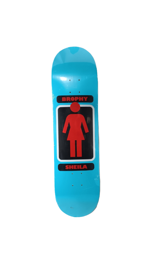 Cliche Andrew Brophy Sheila Grey Teal Black Size 8.5 Vintage NOS Deck