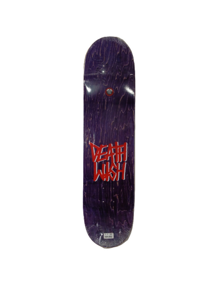 Deathwish Erik Ellington Grateful Shred Silver Flake Red White 8.25 Vintage NOS Deck