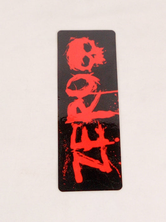 Zero Skateboards Zero Skull Black Red 5.5" x 2.5" Vintage Nos Sticker
