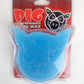 Pig Wheels Raised Pig Head Blue Vintage NOS Performance Curb Wax