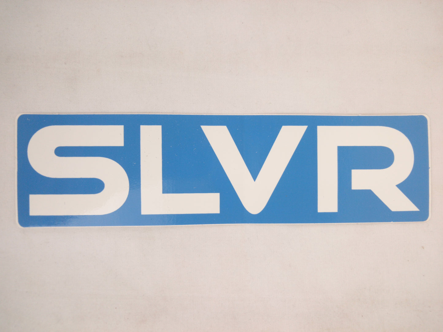 Silver Trucks SLVR Blue White 6.5" 1.7" Vintage NOS Sticker