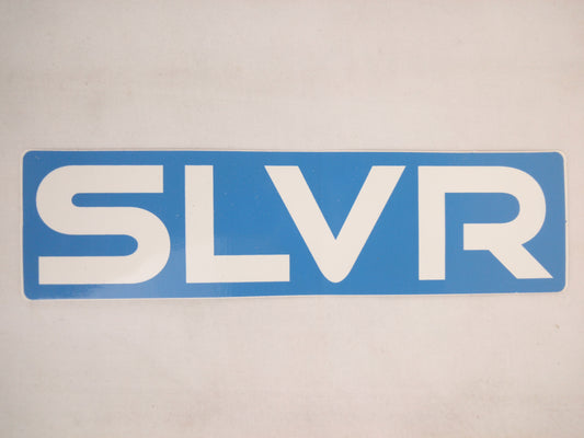 Silver Trucks SLVR Blue White 6.5" 1.7" Vintage NOS Sticker