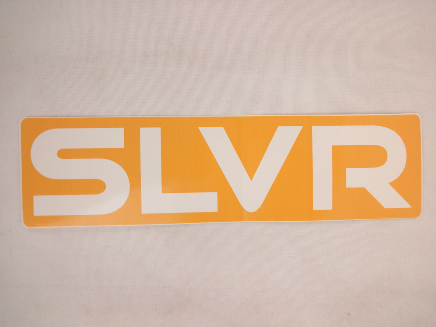 Silver Trucks SLVR Yellow White 6.5" 1.7" Vintage NOS Sticker