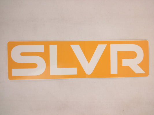 Silver Trucks SLVR Yellow White 6.5" 1.7" Vintage NOS Sticker