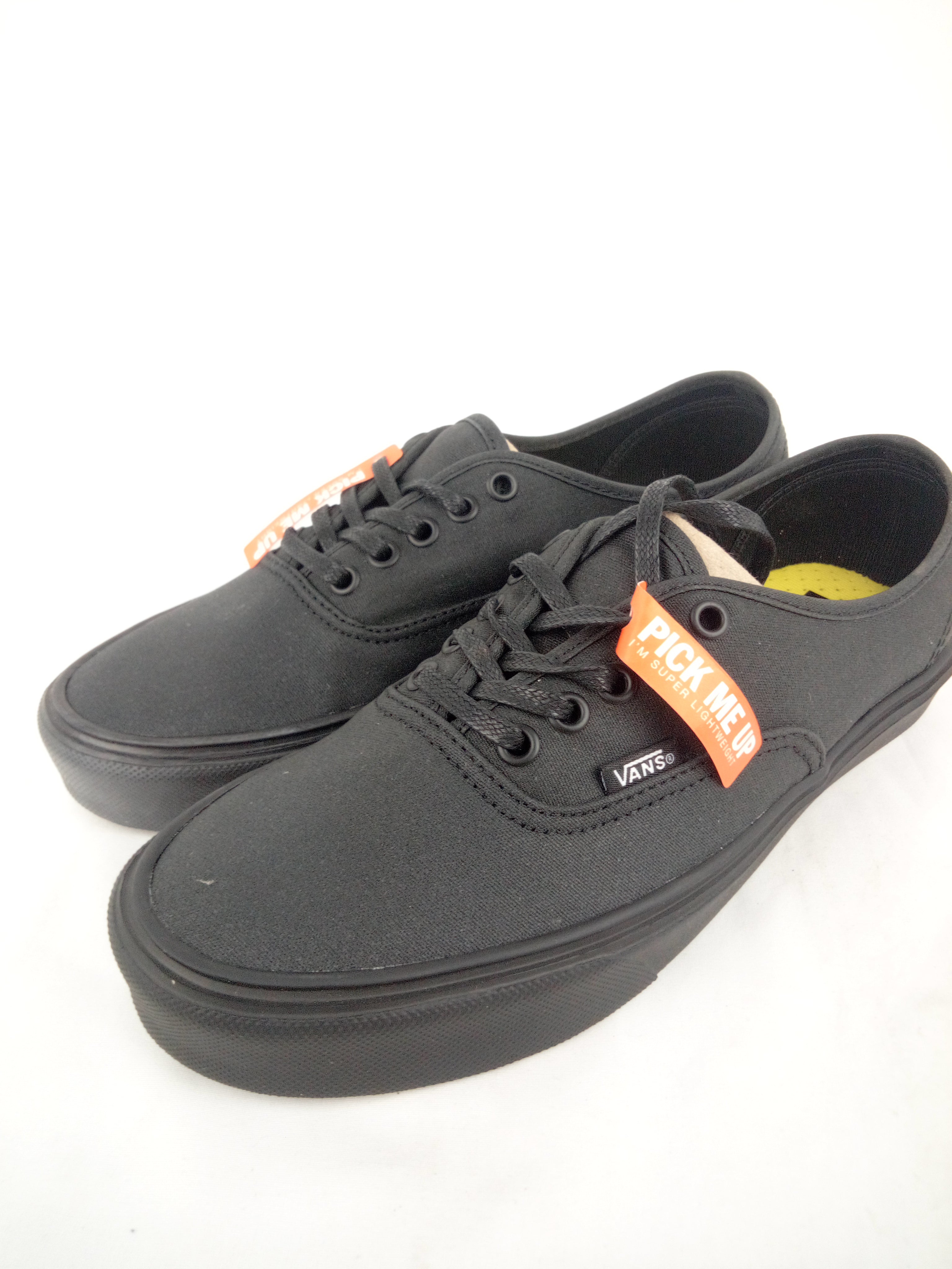 Vans Authentic Lite Waxed Black Mens Size 8 Shoes western skate co