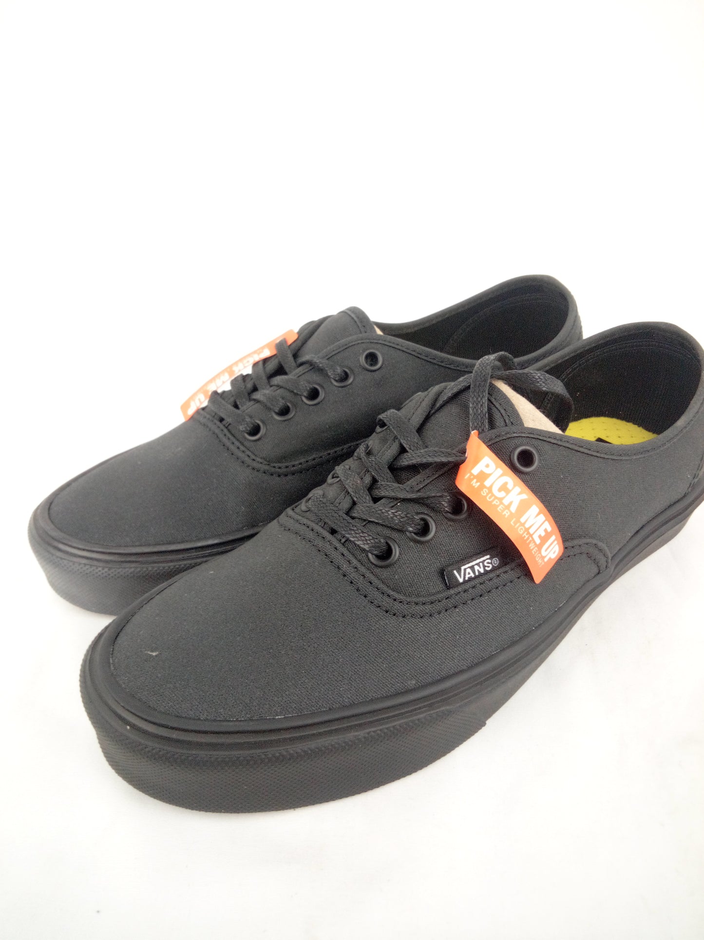 Vans Authentic Lite Waxed Black Mens Size 8 Shoes