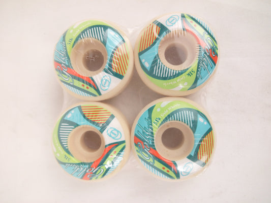 Gold Wheels 51k Green Blue Multicolor 51mm Wheels