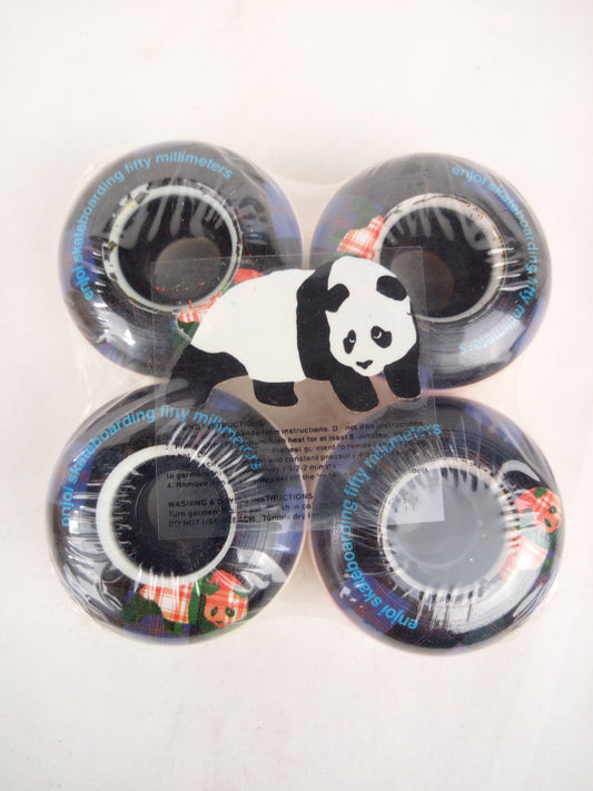 Enjoi Skateboarding Panda Plaid Multicolor 50mm Wheels