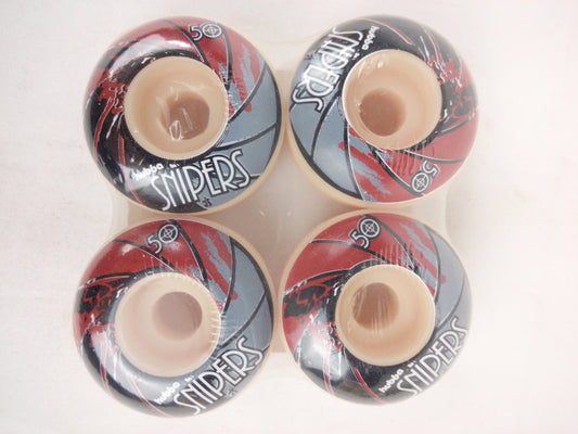 Hubba Snipers Black Grey Red 50mm Vintage NOS Wheels