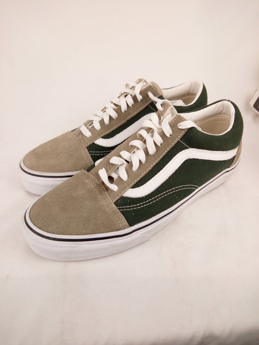 Vans Old Skool Vintage Deep Forest Alu Mens Size 9.5 Shoes